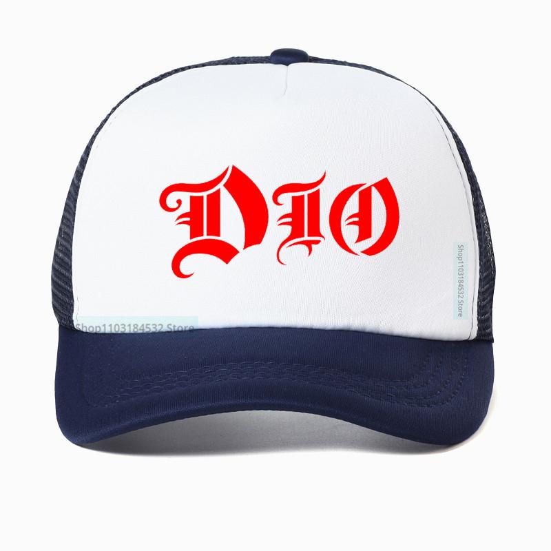 Dio Ronnie James Dio Heavy Metal Band Baseball Cap Men Essential Hipster Casual Summer Adjustable Mesh Breathable Hat