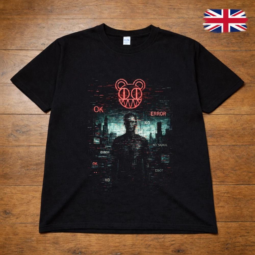 Radiohead Glitch Art Bear TShirt Adults Kids 2XL