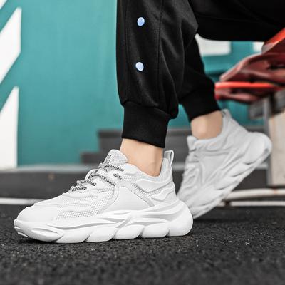 Summer New Men's Casual Sports Shoes Student Mesh Breathable Running Shoes Versatile Dad Men's Shoes