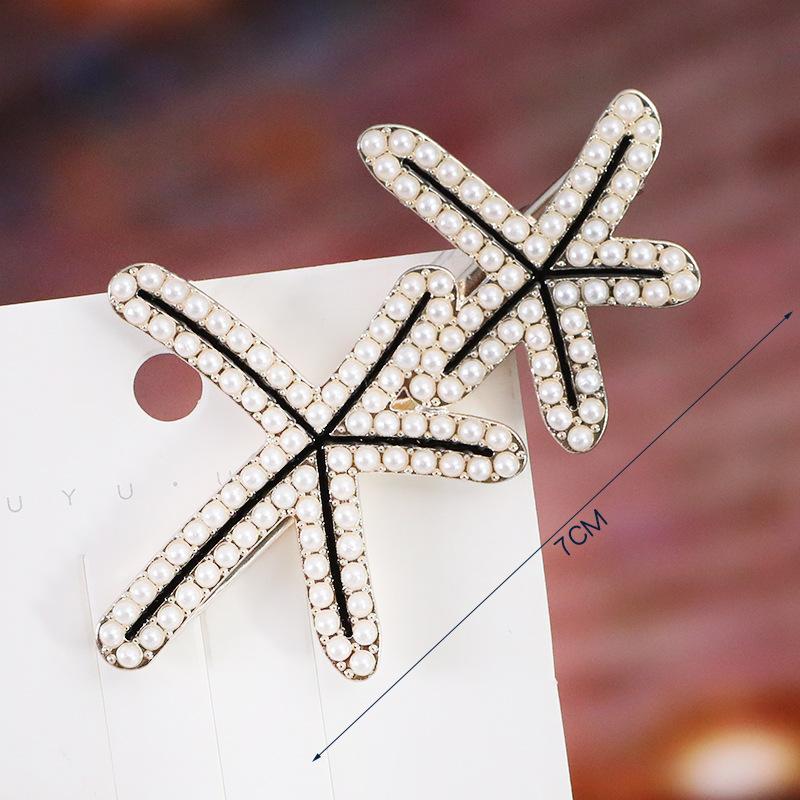 Elegant Rhinestone Hairpins Women Girls Pearl Hair Clips Pins Barrettes Accessories BB Hairclip Hairgrip Headdress