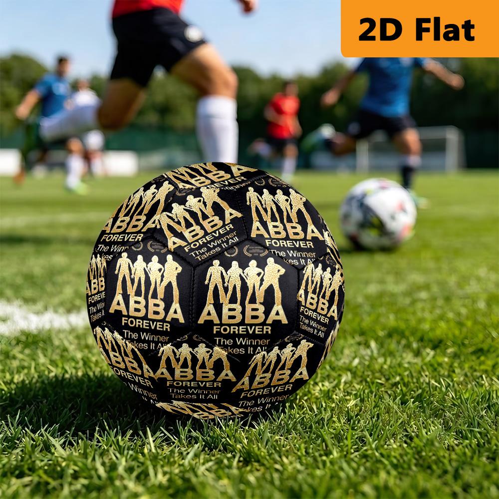 Rock Legends Unite Soccer Ball Suitable for Both Training and Competition Very Elastic No. 5 Football Outdoor Sports Unique Football Gifts