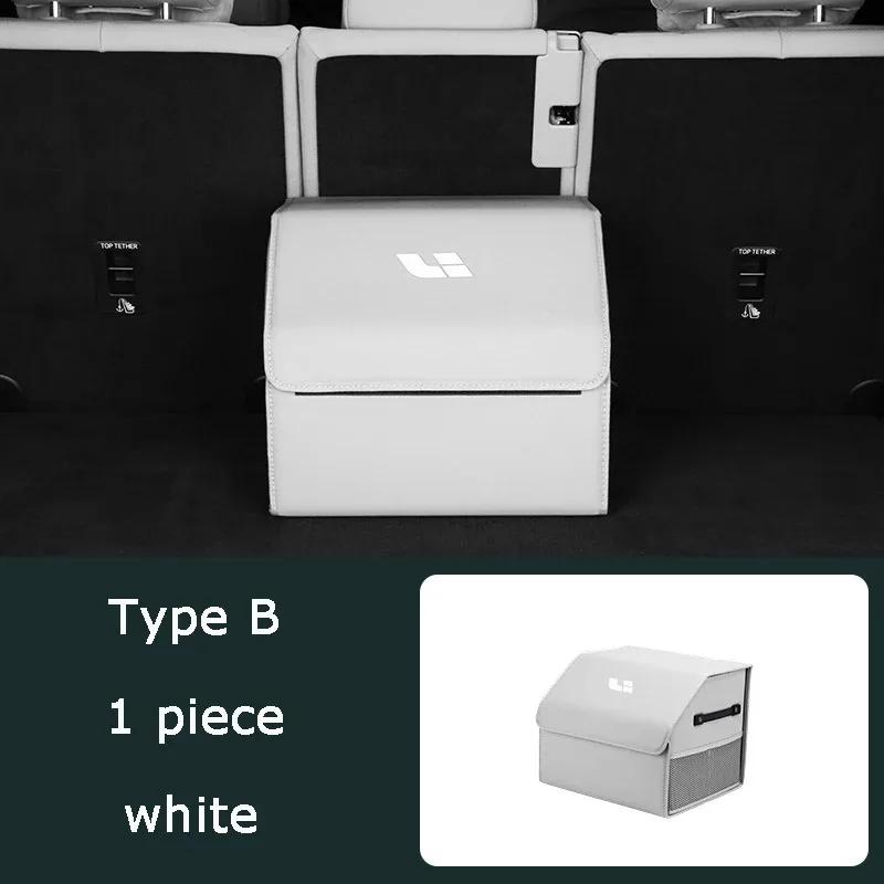 Organizador Dobrável para Porta-Malas de Carro para LiXiang ONE L6 L7 L8 L9 MEGA - Acessórios para Carro Caixa de Armazenamento Interna para Porta-Malas, Organizador de Gadgets para Carro