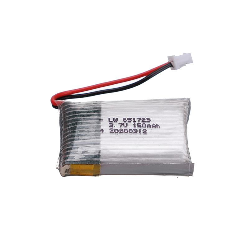 3.7V 150mah 651723 for H20 S8 M67 U839 RC Quadcopter helicopter spare parts 3.7V LiPo battery for H20 RC toys Drones batteries
