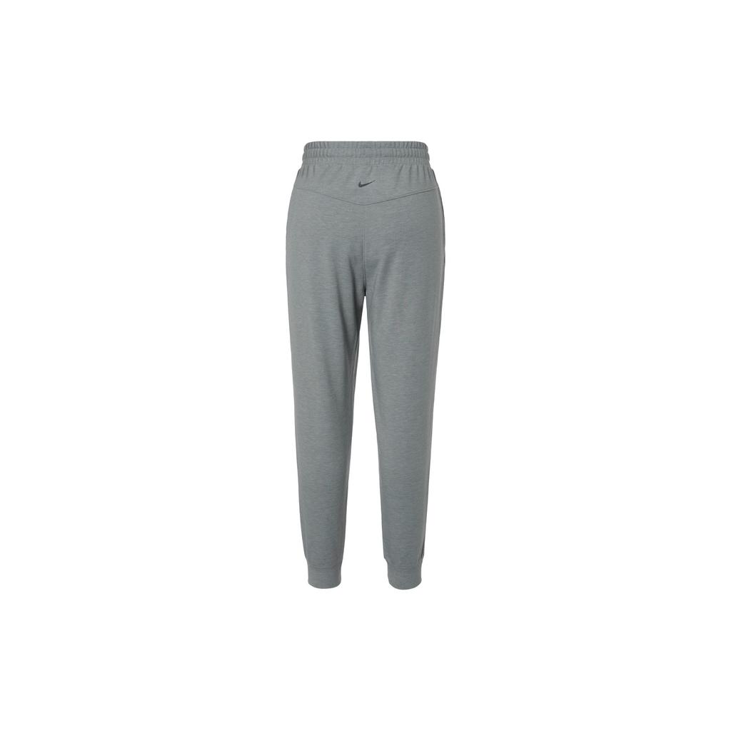 Nike Knitted Sweatpants Women's Gray Moderate Cuffed Pants DM7038-073