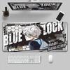 Hot Anime Blue Lock Mousepad HD Printing Computer Gamers Locking Edge Non-slip Rubber Mouse Pad XXL 90x40cm Keyboard PC Desk Pad