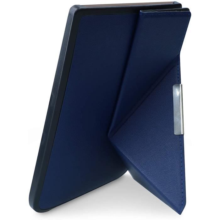 Housse Coque - Vivlio - InkPad 3/3 Pro - Bleu Foncé - Support - Sommeil Réveil Automatique