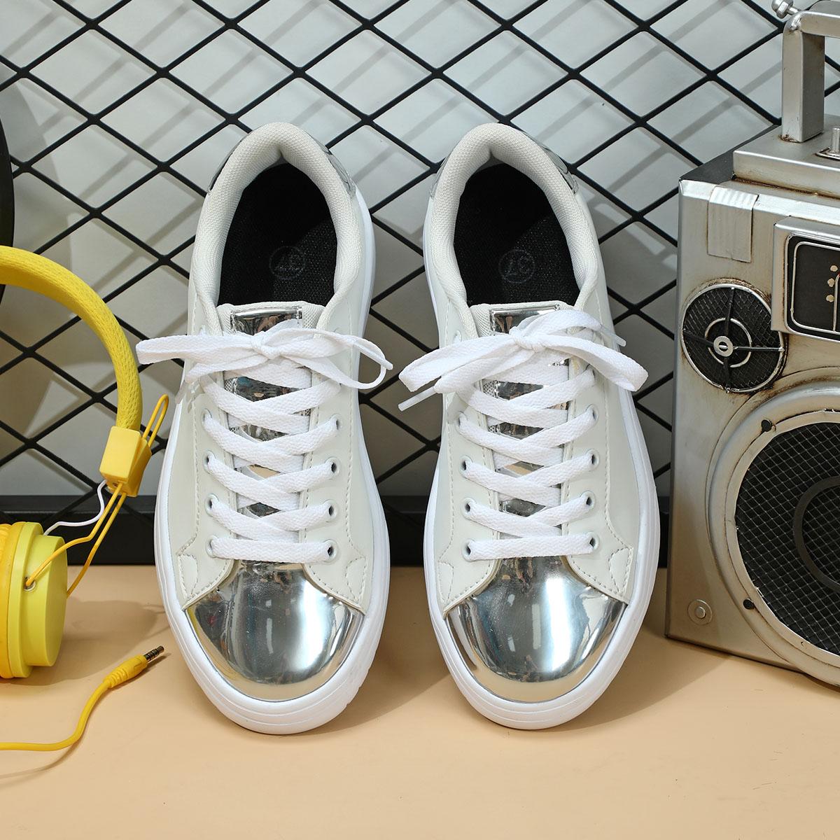 

Fashion Shoes For Women Breathable Leather Men s Sneakers White Fashion Gym Casual Lightweight Walking Shoes Couple Plus Size Footwear 35