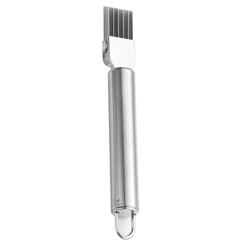 Stainless Steel Shred Silk The Knife Vegetable Garlic Cutter Food Speedy Chopper Green Onion Cutter Portable Kitchen Tool