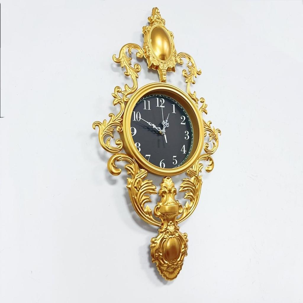 European and American Style Wall Clocks, Retro Living Room Home, Fashionable and Creative, Modern, Simple and Elegant Wall Clock
