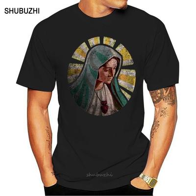 Holy Mary T Shirt Maria Mother Bloody Christ Jesus Religion Ave Church Holy