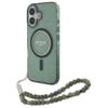 Pouzdro pro iPhone 16 Plus Guess Hardcase Glitter Pearl MagSafe