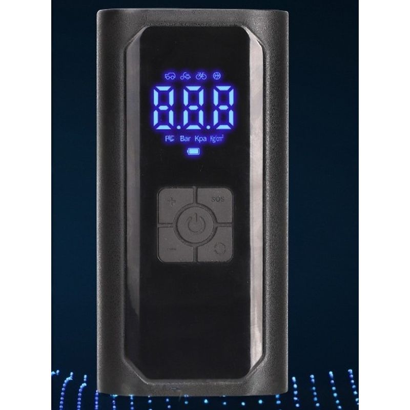 Car Air Pump, Wireless Portable Wired Tire Inflator for Cars, Electric Vehicles, Motorcycles, Automatic Inflator, Air Pump