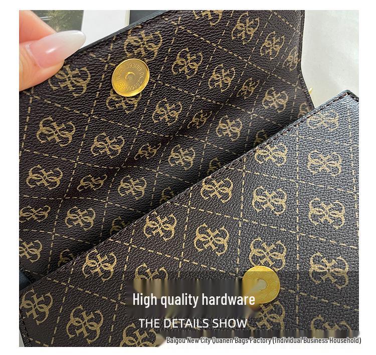 Bolsa Quadrada Pequena de Corrente Texturizada Moderna Europa & América - Moda Feminina 2025 Bolsa de Ombro & Transversal