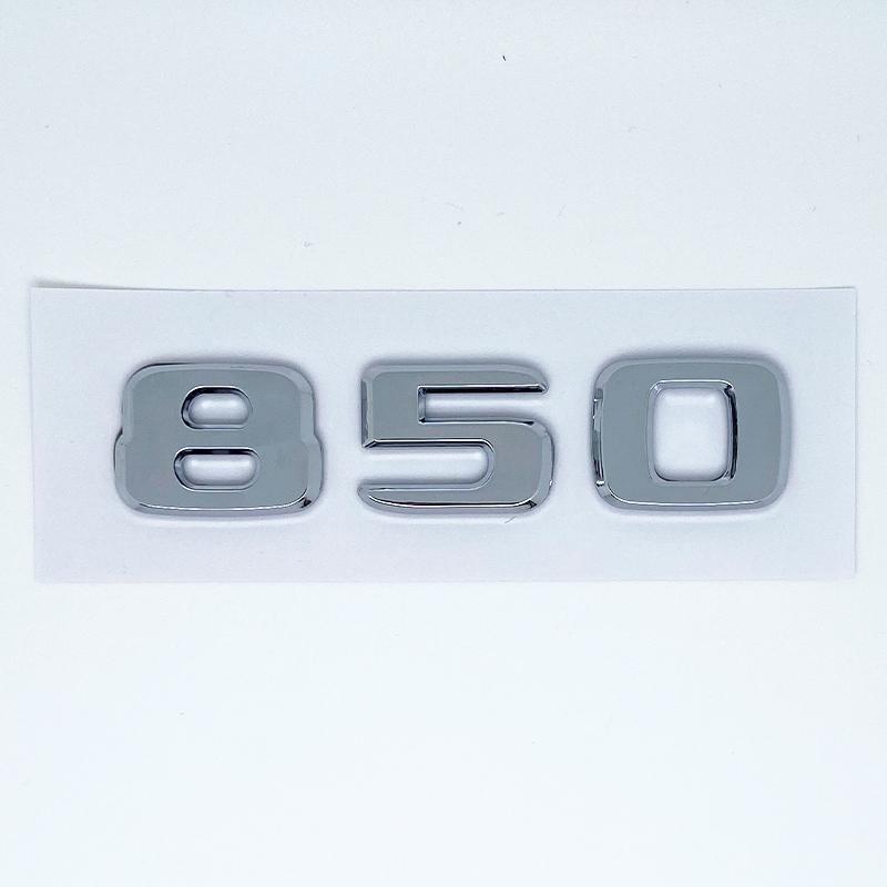 Black Silve Letters B25 30E 900 850 800 700 ABS Emblem for Mercedes Benz Brabus E W212 W213 Car Trunk Badge Logo Sticker