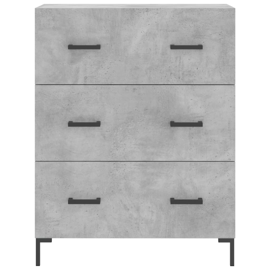 Sideboard Concrete Grey 69.5 x 34 x 90 cm Engineered Wood