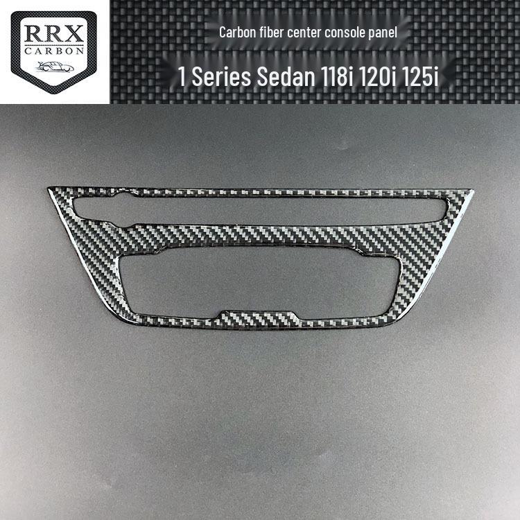 

BMW 1 Series Sedan Interior Carbon Fiber Console Panel Sticker for 118i 120i 125i 103*304