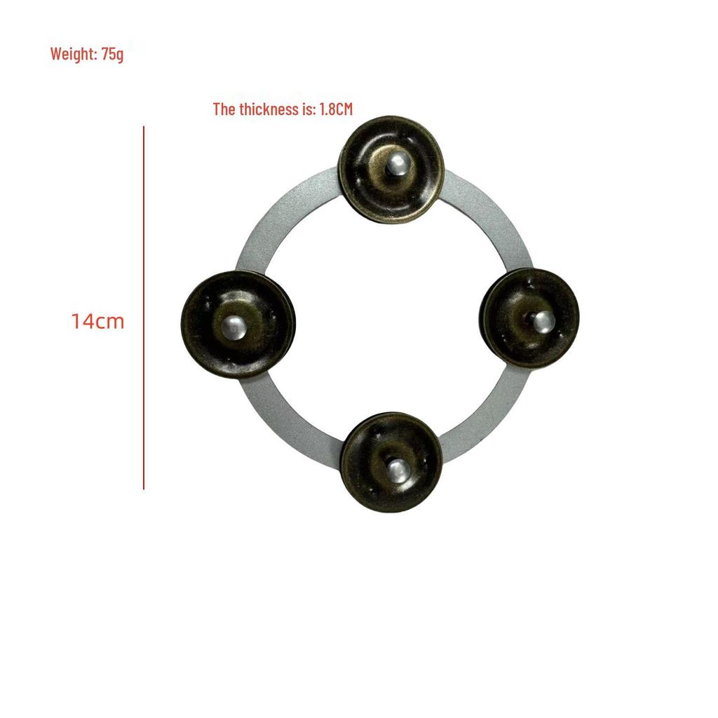 Multi-Sound Percussion Set: Snare Drum, Shaker, Strong Beat, Small Ring, Cymbal Bell