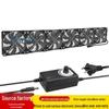 12CM Verstellbarer Geschwindigkeits-Bürstenloser Kühlventilator für Computer, Schrank oder Haustierbelüftung. Geräuschloser Betrieb.