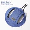 Spring Summer Pet Sun Hat for Cats and Dogs Breathable Fisherman Cap with Ear Holes Sun Protection and Shade for Outdoor Activities