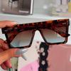 3pcs New Fashion Oversized Square Sunglasses Women Colorful Lens Big Frame One Piece Sun Glasses Shades For Female  UV400