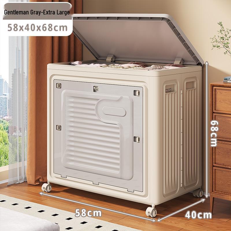 Large Capacity Foldable Clothing Organizer with Wheels