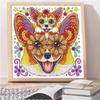 Haft diamentowy wesołe chihuahua 30x30 cm