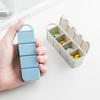 New Fashion Travel 4 Compartment Pill Box Medicine Tablet Holder Organizer Dispenser Case