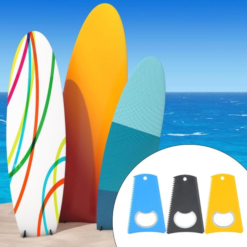 Multifunctional Surfboard Wax Comb Scraper Board Maintenance Tool with Bottles Opener, Surfboard Wax Scraper Wax Comb