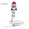 1 Sada DIY Model Raketometu Ručně Vyráběné Dřevěné Puzzle Vzduchem Poháněná Raketa Stavební Řemesla Děti STEM Vzdělávací Vědecký Experiment Hračka