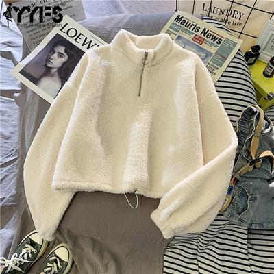 Damenmode, lässig, einfarbig, bedruckt, Herbst-Winter, langärmelig, halber Rollkragenpullover