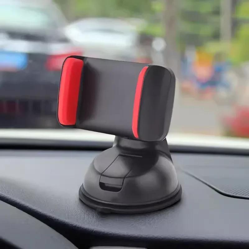 Car Phone Holder - Strong Suction Cup Mount for Windshield/Dashboard (iPhone 16/15 Pro Max, Samsung, Xiaomi & More)