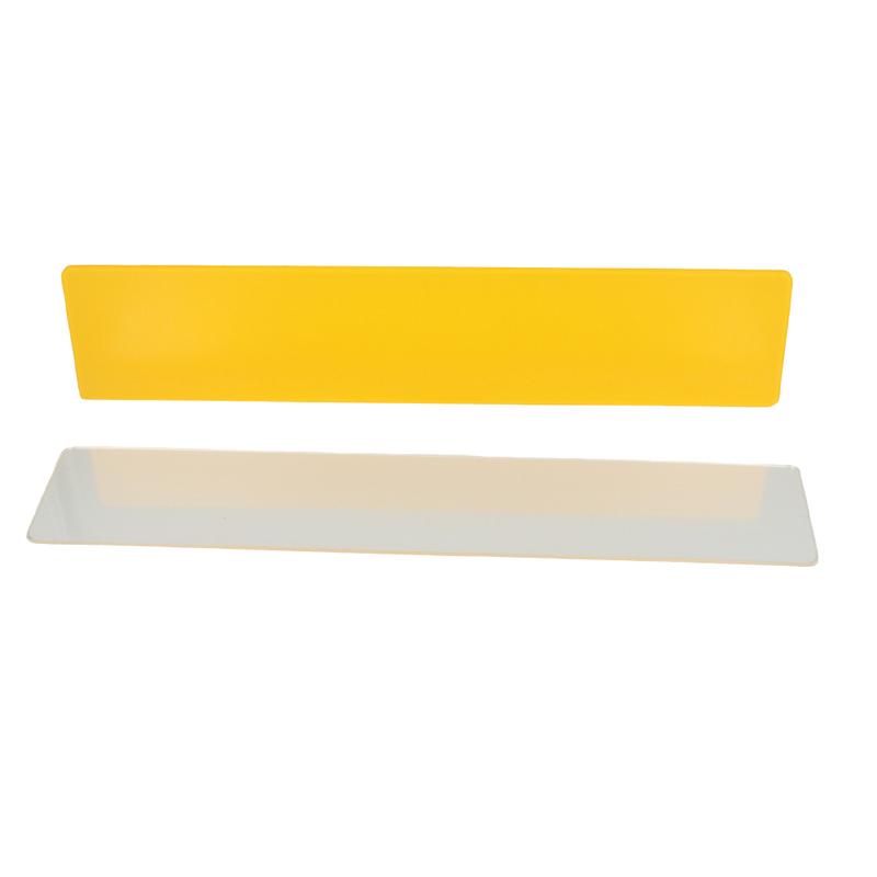2pcs Auto Number Plate Arcylic With Reflective an & UK Blank Front Rear Standard Car License Plates Exterior Accessories