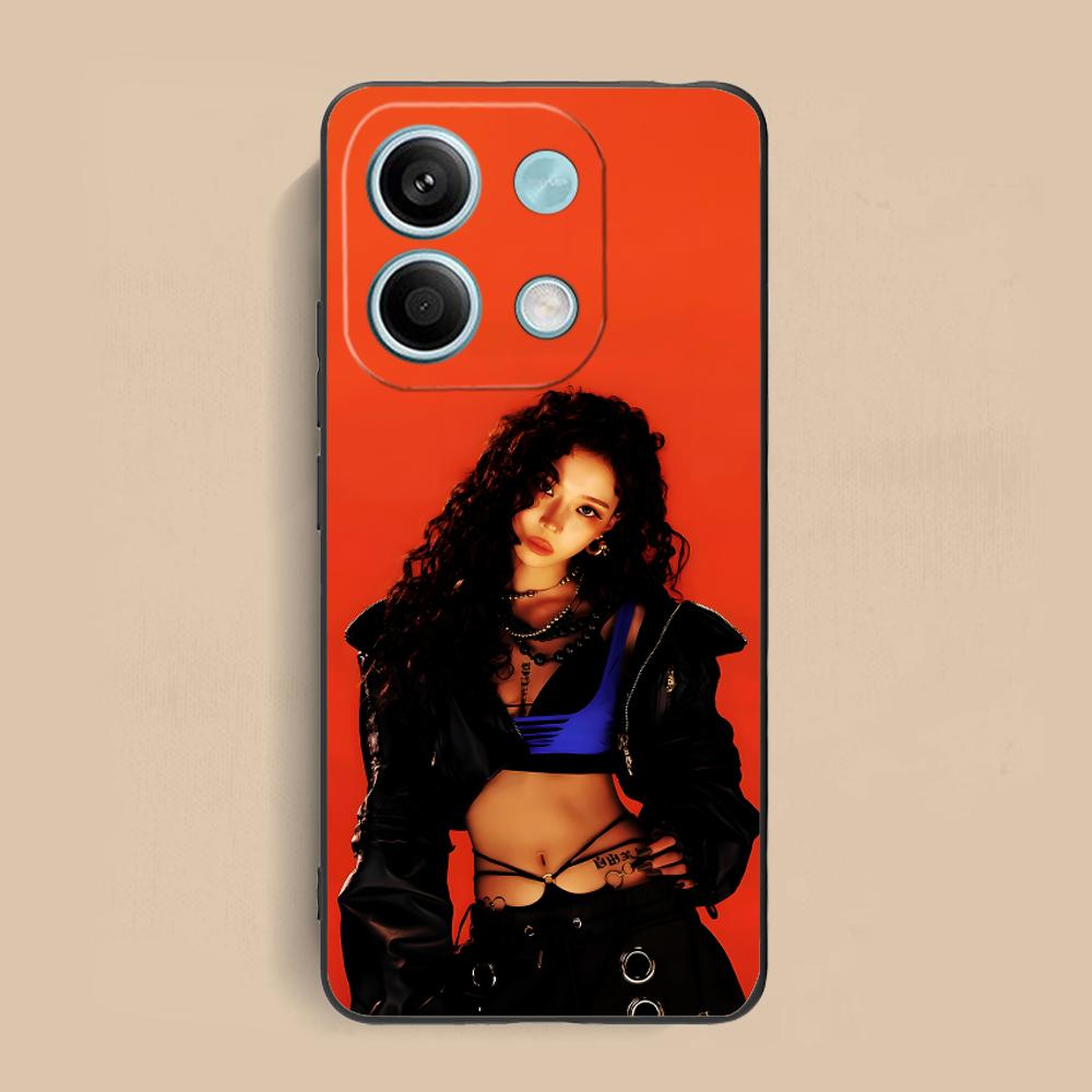 KPOP Girl Winter Phone Case for Xiaomi Redmi Note 14 13 12 11 S Pro Plus 4G 5G Soft TPU Shockproof Cover