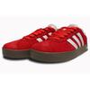 Adidas Vl Court Classic Abrasion Resistant, Lightweight, Balanced Low top Skateboard Shoes Unisex Red White HQ1802(Team417-)
