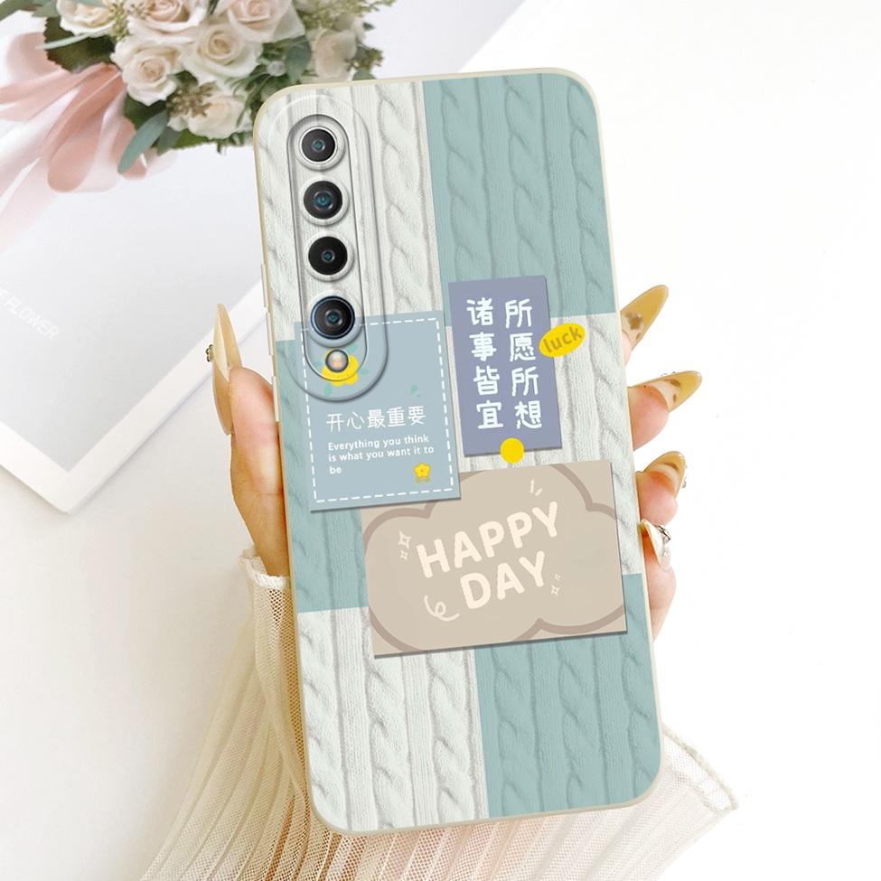 For Xiaomi Mi 10 Case Fashion Cartoon Cute Funny Painted Silicone Phone Casing M2001J2G M2001J2I