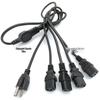Custom One-to-Two/Three/Four C13 Power Cord - US/European/UK/Australian Standard