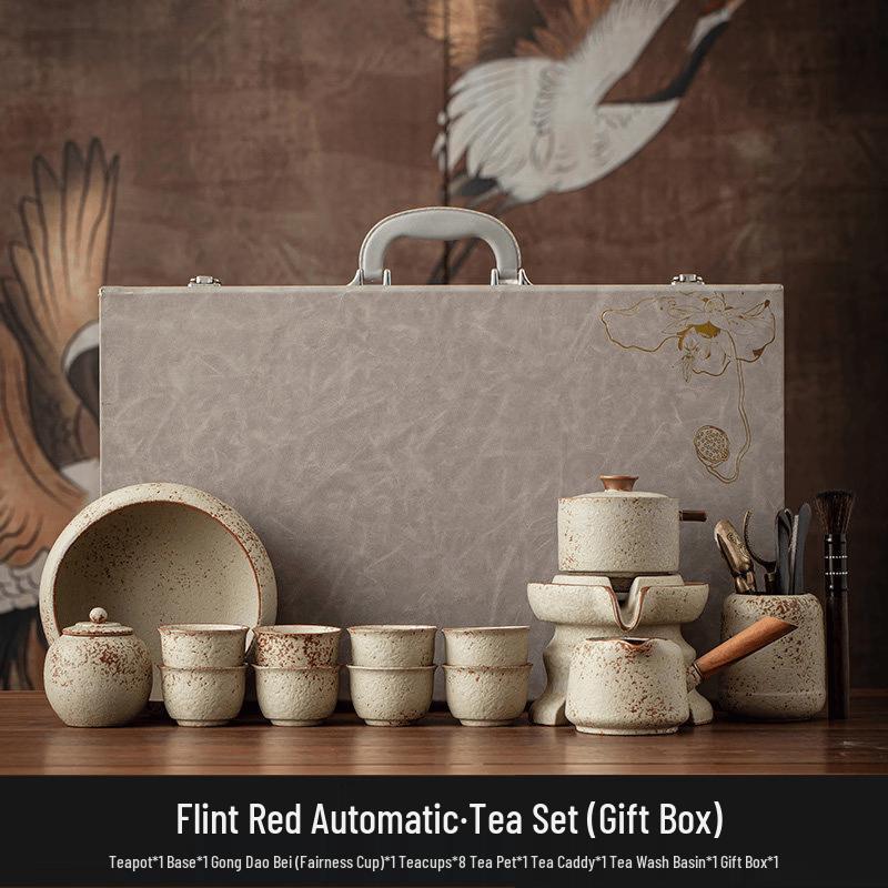 Automatic Anti-Scald Ceramic Tea Set Gift Box