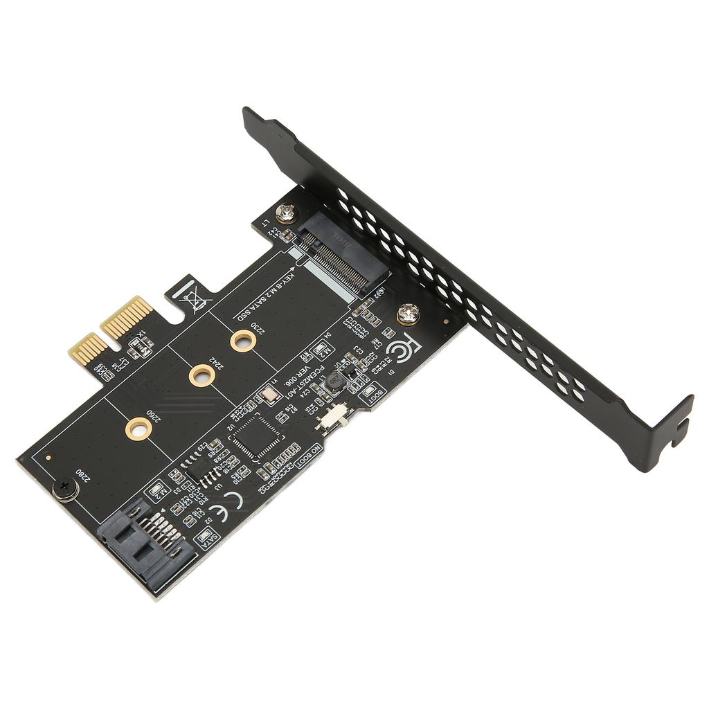 PCIE to SATA Expansion Card 6Gbps PCIE to SATA3.0 M2 NGFF Expansion Card Adapter Card for WinXP for Win7 8 10 11 for