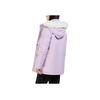 Li Ning Comfortable Casual Simple Mid-Length Hooded Down Jacket Women Outerwear Twilight-Purple AYMU190-6