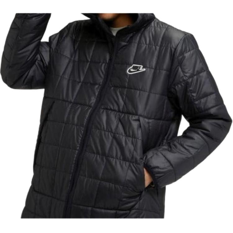 Nike Logo Long Sleeve Hooded Zip Jacket Men Jacket Black DV2933-010