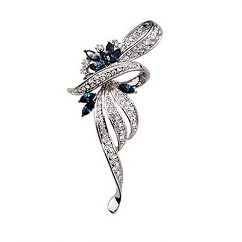 Direct Supply Alloy Rhinestone Brooch Women'S Corsage Activity Clothing Accessories Temperament Brooch