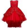 Barnekjole Prinsessekjole Med Blomster Ensfarget Performance Cake Dress