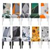 Floral Print Stretch Chair Cover For Dining Room Office Banquet Elastic Armchair Protector Slipcover