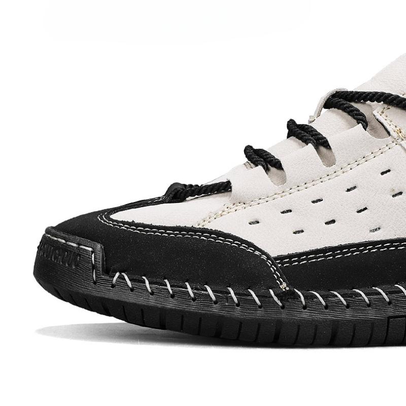 Fashion Shoes for Men Leather Casual Shoes Spring/Autumn Outdoor Hiking Sneakers
