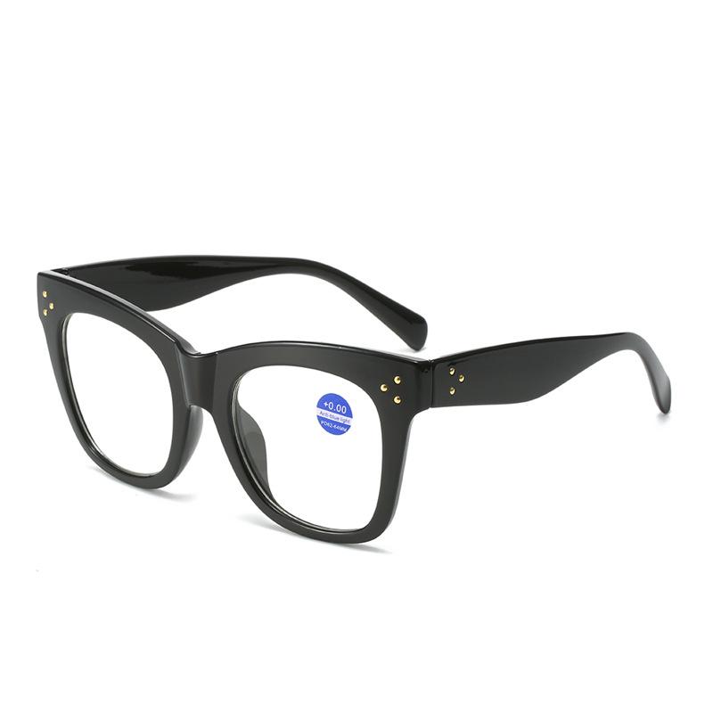 Unisex Fashion Large Frame Anti-Blue Light Reading Glasses