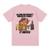 Funny Alcholism Doesnt Run In My Family It Drives T Shirt Drunk Driving Unisex Women Fashion Hip Hop Tshirt Casual Cotton Tshirts