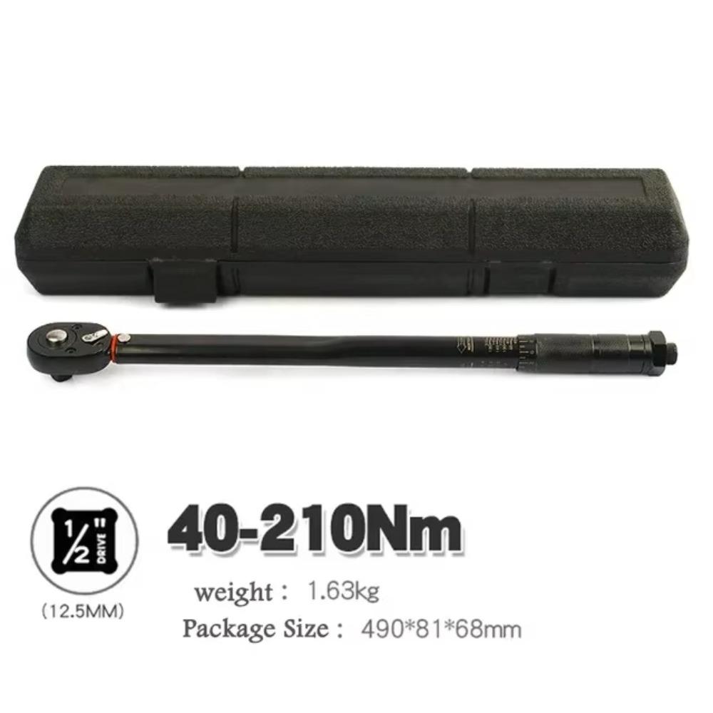 1/2" 3/8"1/4" Drive Torque Wrench Chrome Vanadium Steel Two-way Adjustment Spanner Auto Repair
