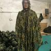 Uniforme Camuflado Ghillie Suit com Folhas 3D
