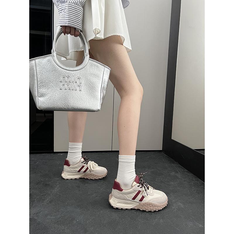 Light and breathable Forrest Gump pigskin retro German training shoes women's mountaineering shoes new versatile casual sports shoes comfortable