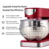 Household Chef Machine Desktop Egg Beater Fully Automatic Electric Kneading Machine Multifunctional Vertical Mixer